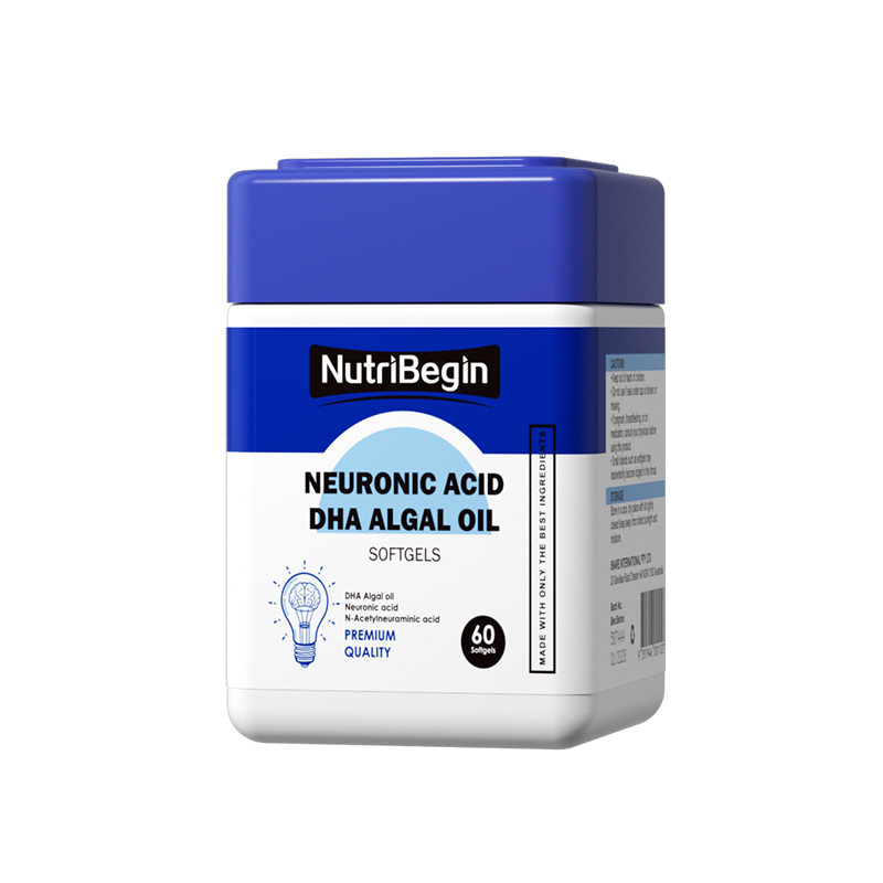 NutriBeginNutriBegin神经酸DHA藻油软胶囊 - 产品实拍图